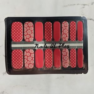5 for $20 Nail Wraps- Rose Red Lipstick